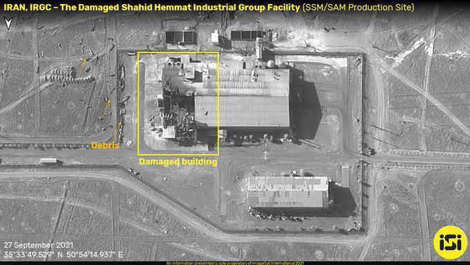 وقعت النار في إيران في قاعدة صواريخ IRGC السرية