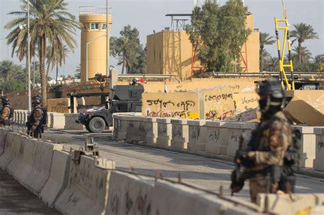 السفارة الأمريكية في بغداد تستهدف صواريخ متعددة