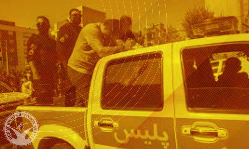 العديد من الجناة المهينة من قبل الشرطة من خلال الشعار – تظاهر في شوارع كرمانشاه