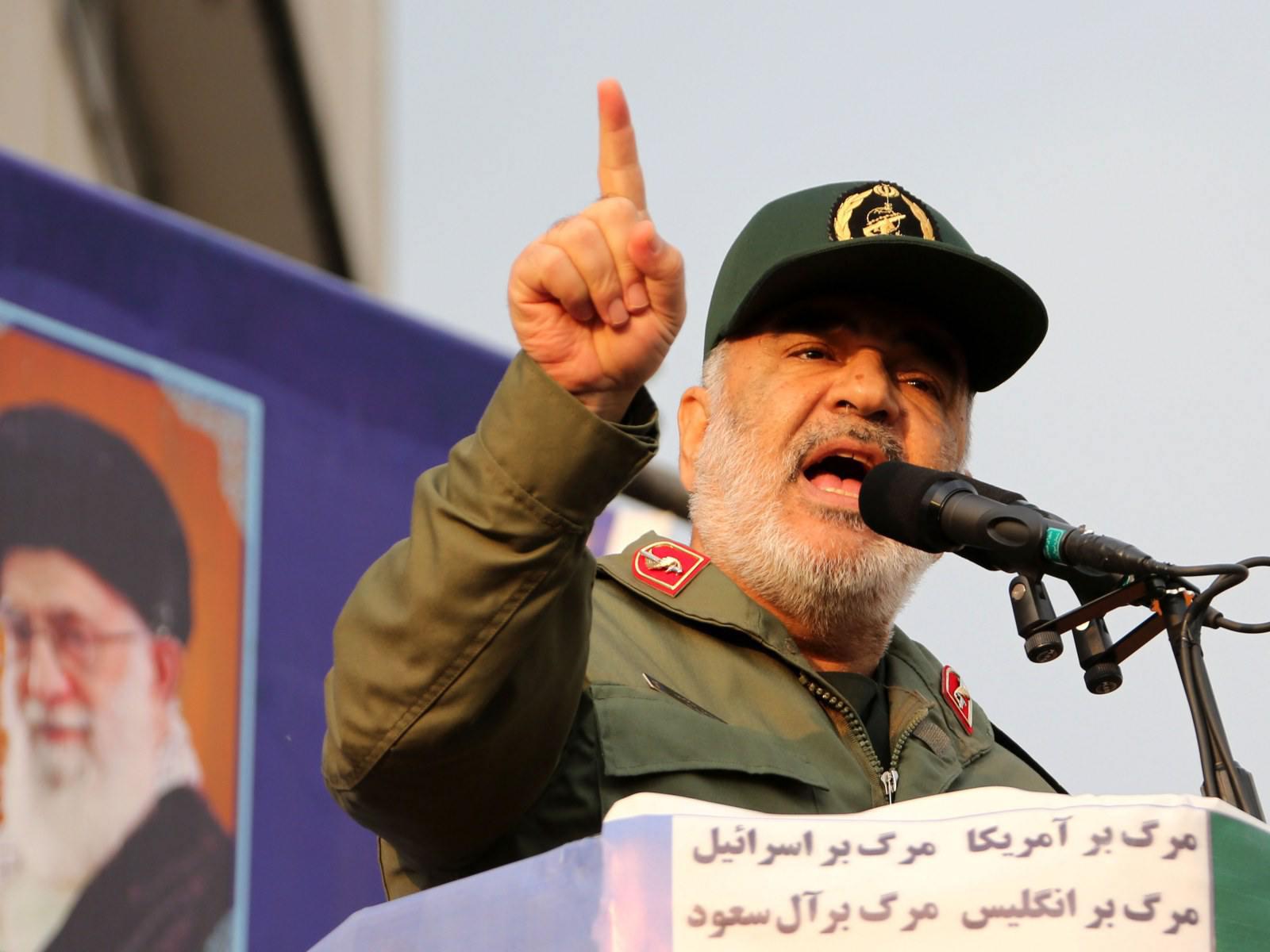 يتنبأ رأس IRGC هزيمة إسرائيل