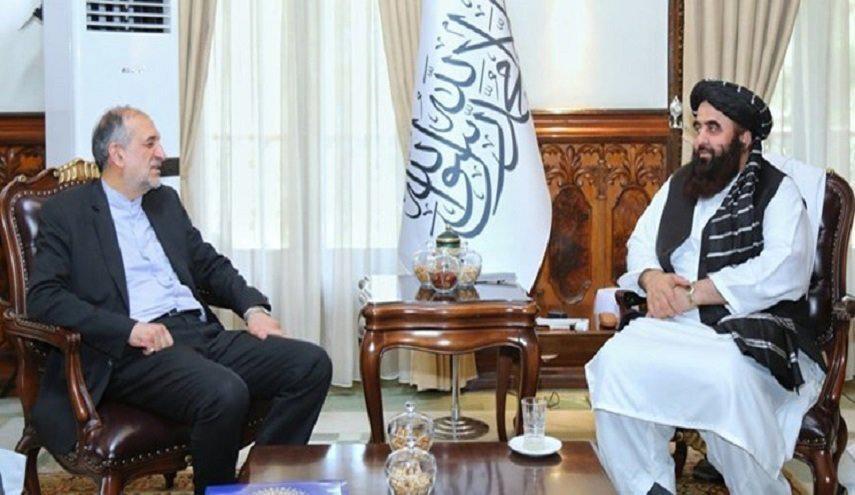 سفير إيران يلتقي ببيوموماسي طالبان